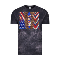 Cloud Black American mama Vintage Tee - TumblerDesignByShophia