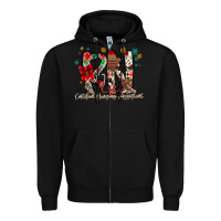 Black RN Licensed Practical Nurse Zipper Hoodie - CowhideDigitalArt