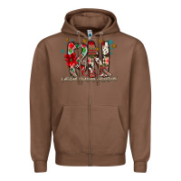 Chestnut RN Licensed Practical Nurse Zipper Hoodie - CowhideDigitalArt