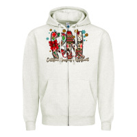 Oatmeal Heather RN Licensed Practical Nurse Zipper Hoodie - CowhideDigitalArt