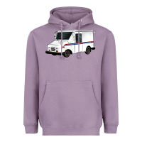 Lavender mail truck Heavyweight Hoodie - Artiststas