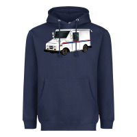 Navy mail truck Heavyweight Hoodie - Artiststas