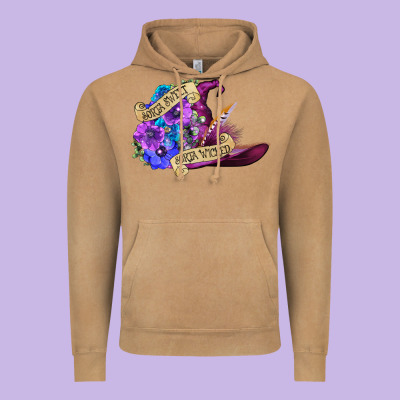 Sorta Sweet Sorta Wicked Vintage Hoodie Designed By Cowgirlartshop