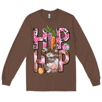 Chestnut Hip hop Easter Girl Easter Day Long Sleeve Tee - HowdyJamesFarm