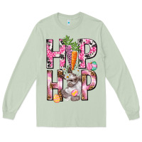 Matcha Hip hop Easter Girl Easter Day Long Sleeve Tee - HowdyJamesFarm