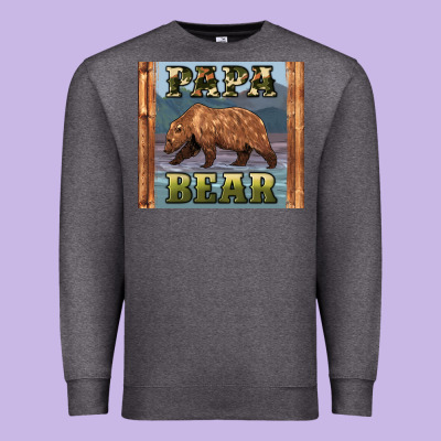 Papar Bear Premium Sweatshirt Designed By Artiststas