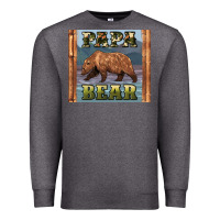 Charcoal Heather papar bear Premium Sweatshirt - Artiststas