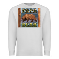 Dove Grey papar bear Premium Sweatshirt - Artiststas