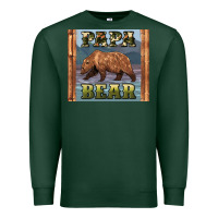 Sports Green papar bear Premium Sweatshirt - Artiststas