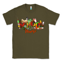Army Green school nurse juneteenth Classic Tee - NancyCooperArtShop