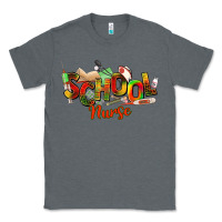 Charcoal Heather school nurse juneteenth Classic Tee - NancyCooperArtShop