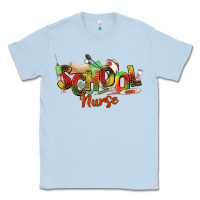 Dusty Blue school nurse juneteenth Classic Tee - NancyCooperArtShop