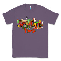 Lavender school nurse juneteenth Classic Tee - NancyCooperArtShop
