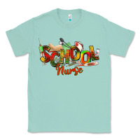 Seafoam school nurse juneteenth Classic Tee - NancyCooperArtShop