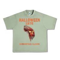 Oil Green Halloween 1978 Holiday Spooky Myers Pumpkin Haddonfield Urban Heavy Tee - minhPixels