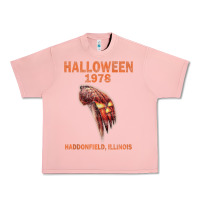 Salmon Halloween 1978 Holiday Spooky Myers Pumpkin Haddonfield Urban Heavy Tee - minhPixels
