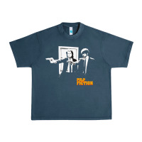 Midnight Navy Pulp Vintage Urban Heavy Tee - minhPixels