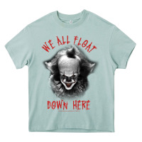 Arona It Movie Pennywise We All Float Down Here Heavy Core Tee - minhPixels