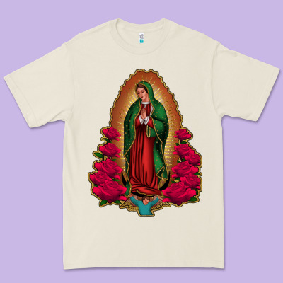 Our Lady Of Guadalupe Premium Tee Designed By Jasminsmagicworld
