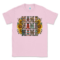 Bubblegum Pink mama sunflower western Classic Tee - RacoonDesign