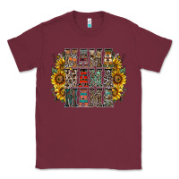 Burgundy mama sunflower western Classic Tee - RacoonDesign