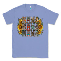 Colony Blue mama sunflower western Classic Tee - RacoonDesign