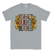 Heather Grey mama sunflower western Classic Tee - RacoonDesign