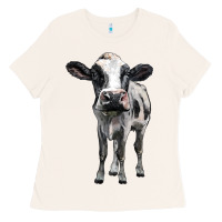 Bone holstein cow Ladies Tee - BarkalooDesign