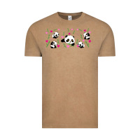 Vintage Coffee cute panda Vintage Tee - TumblerDesignByShophia