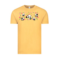 Vintage Mustard cute panda Vintage Tee - TumblerDesignByShophia