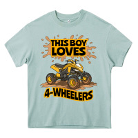 Arona Kids Atv Outfit 4 Wheeler Mudding Gift- Boys Four Wheeler Heavy Core Tee - minhPixels
