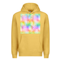 Antique Gold neon safari seamless pattern Premium Hoodie - BundleAndBundleShop