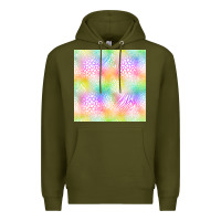 Army Green neon safari seamless pattern Premium Hoodie - BundleAndBundleShop