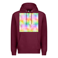 Burgundy neon safari seamless pattern Premium Hoodie - BundleAndBundleShop
