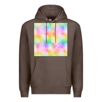Coffee neon safari seamless pattern Premium Hoodie - BundleAndBundleShop
