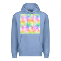Colony Blue neon safari seamless pattern Premium Hoodie - BundleAndBundleShop
