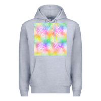Heather Grey neon safari seamless pattern Premium Hoodie - BundleAndBundleShop