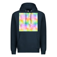 Navy neon safari seamless pattern Premium Hoodie - BundleAndBundleShop