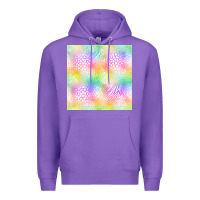 Purple neon safari seamless pattern Premium Hoodie - BundleAndBundleShop