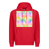 Red neon safari seamless pattern Premium Hoodie - BundleAndBundleShop