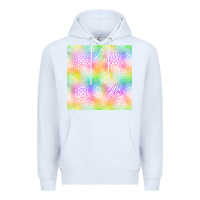 White neon safari seamless pattern Premium Hoodie - BundleAndBundleShop