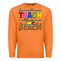 Carrot first we teach then we beach Premium Sweatshirt - Artiststas