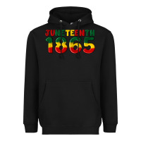 Black juneteenth 1865 Heavyweight Hoodie - Artiststas