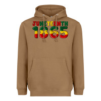 Toasted Coconut juneteenth 1865 Heavyweight Hoodie - Artiststas