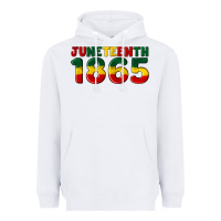 White juneteenth 1865 Heavyweight Hoodie - Artiststas