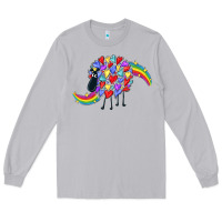Moon Dust Rainbow sheep Long Sleeve Tee - CowGirlArtShop