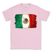 Bubblegum Pink Mexican Flag Classic Tee - texasbilliewilder