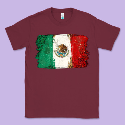 Mexican Flag Classic Tee Designed By Texasbilliewilder