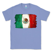Colony Blue Mexican Flag Classic Tee - texasbilliewilder
