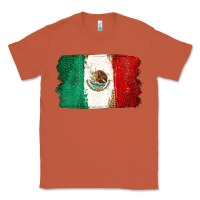 Copper Mexican Flag Classic Tee - texasbilliewilder